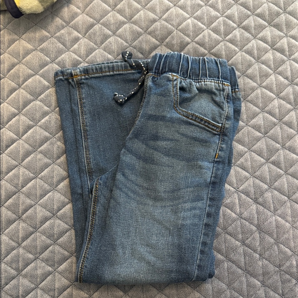 jumping beans Blue Elastic-Waist Kids Jeans